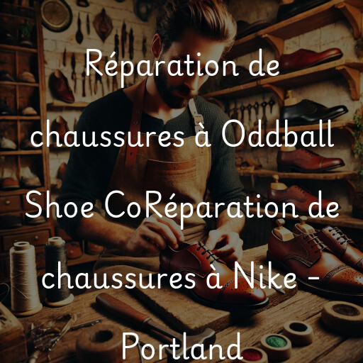 Réparation de chaussures à