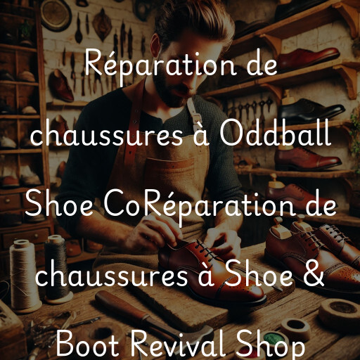 Réparation de chaussures à