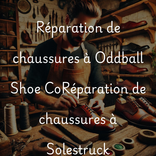 Réparation de chaussures à