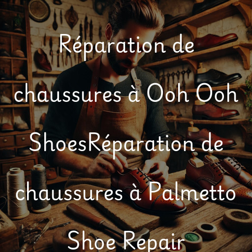 Réparation de chaussures à