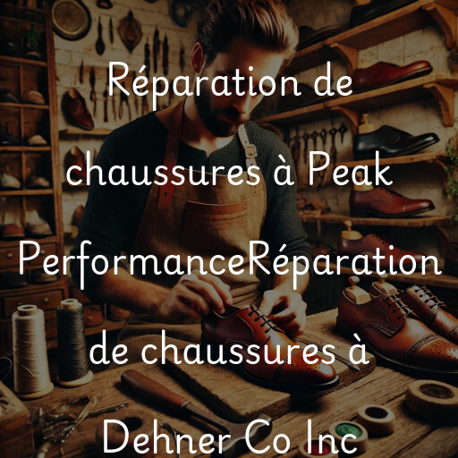 Réparation de chaussures à