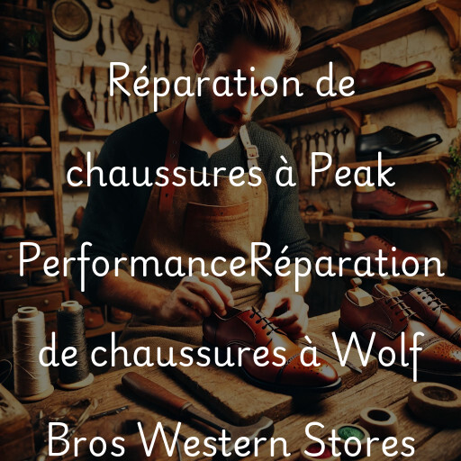 Réparation de chaussures à