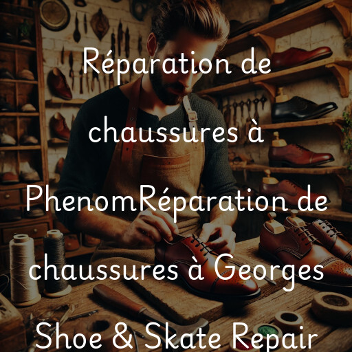 Réparation de chaussures à