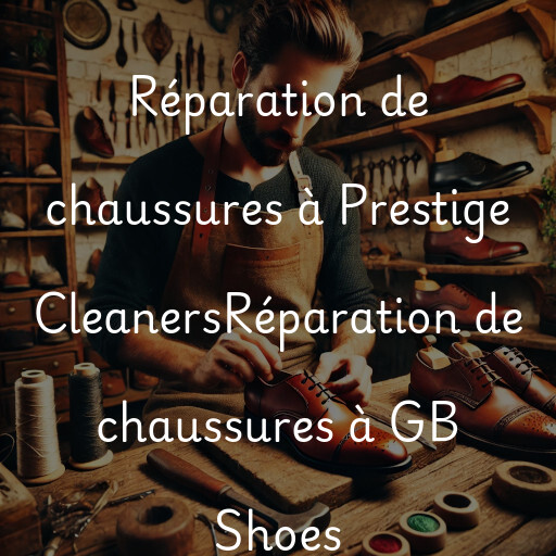 Réparation de chaussures à