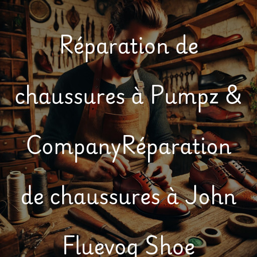 Réparation de chaussures à