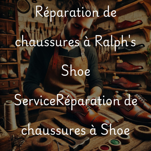 Réparation de chaussures à