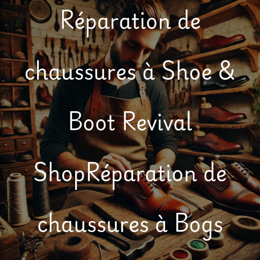 Réparation de chaussures à