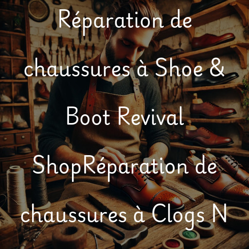 Réparation de chaussures à