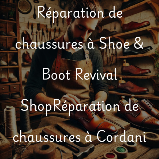 Réparation de chaussures à