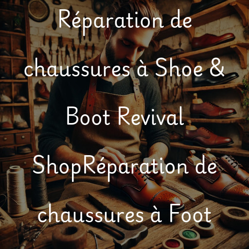 Réparation de chaussures à