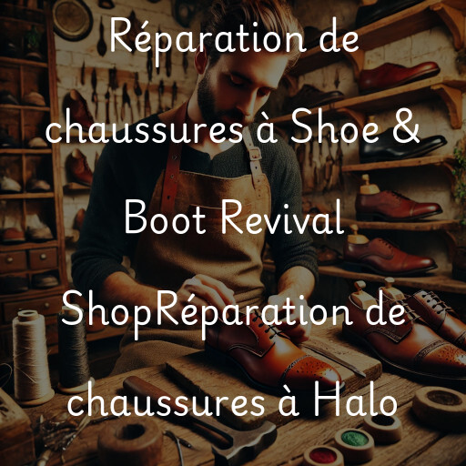 Réparation de chaussures à