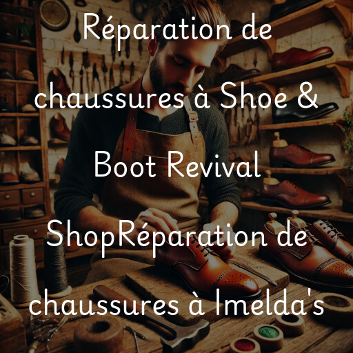 Réparation de chaussures à