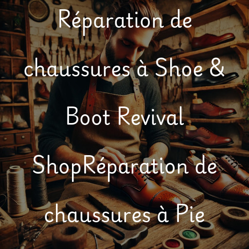 Réparation de chaussures à