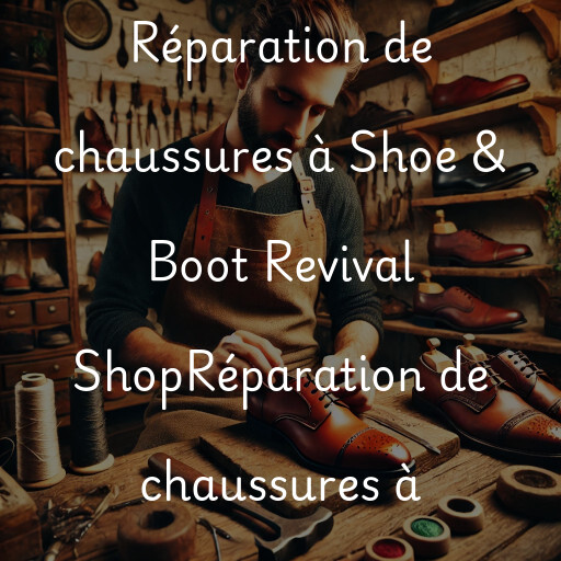 Réparation de chaussures à