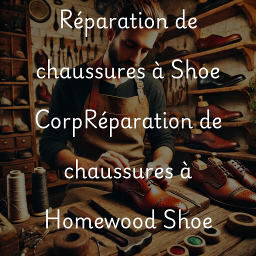 Réparation de chaussures à