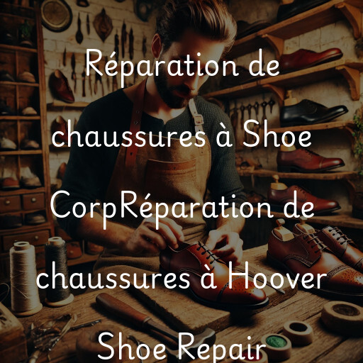 Réparation de chaussures à