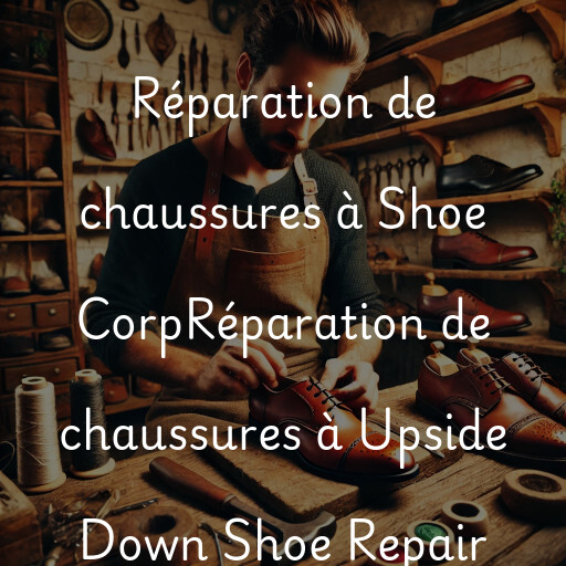 Réparation de chaussures à