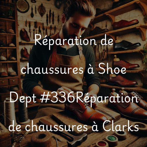 Réparation de chaussures à