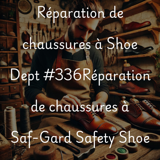 Réparation de chaussures à