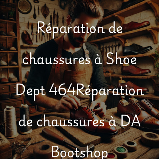 Réparation de chaussures à