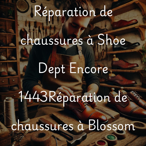 Réparation de chaussures à