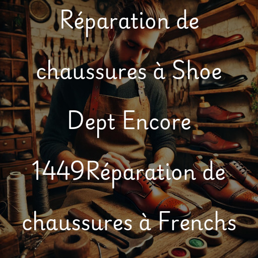 Réparation de chaussures à