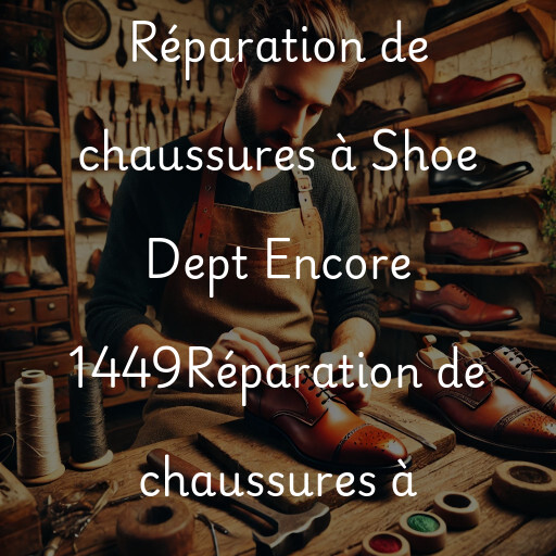 Réparation de chaussures à