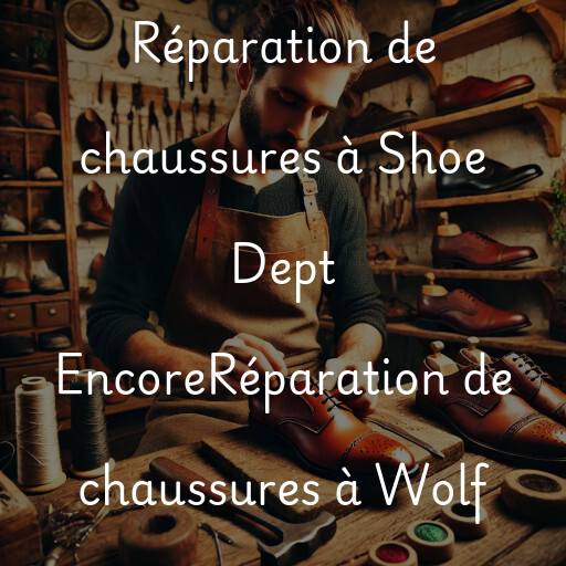 Réparation de chaussures à