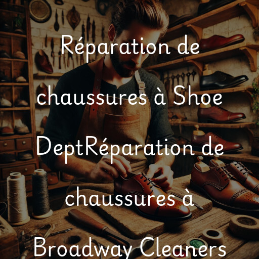 Réparation de chaussures à