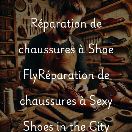 Réparation de chaussures à