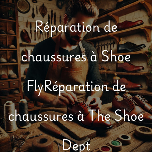 Réparation de chaussures à