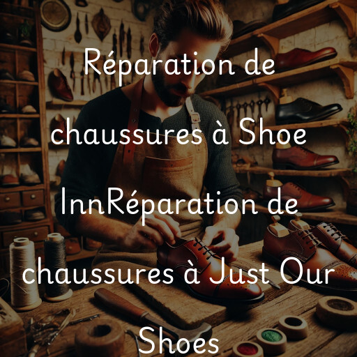 Réparation de chaussures à