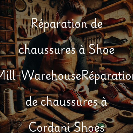 Réparation de chaussures à