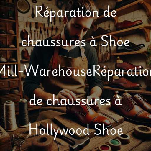 Réparation de chaussures à