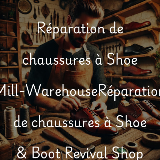 Réparation de chaussures à