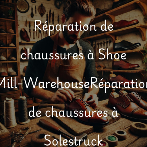 Réparation de chaussures à