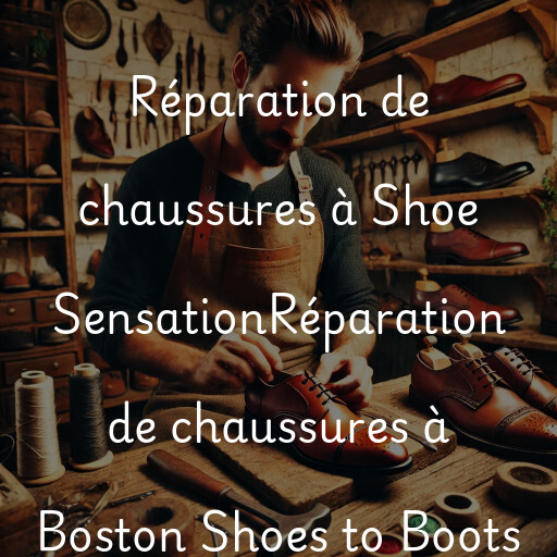 Réparation de chaussures à