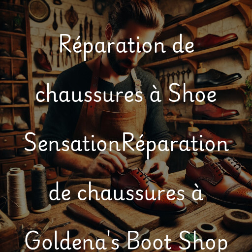 Réparation de chaussures à