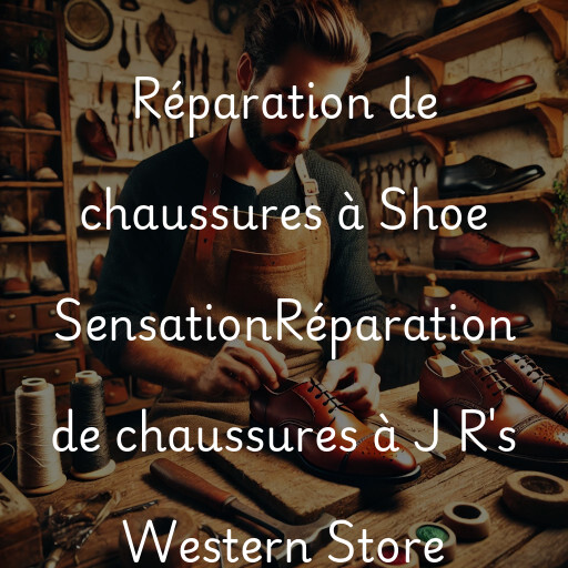 Réparation de chaussures à