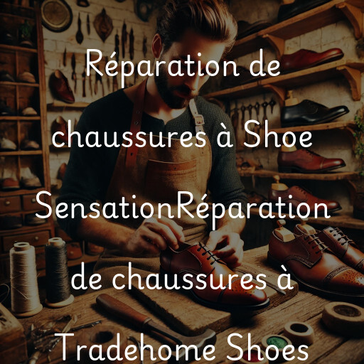 Réparation de chaussures à