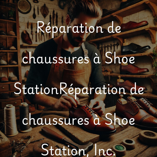 Réparation de chaussures à