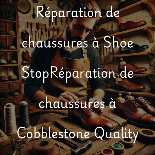 Réparation de chaussures à