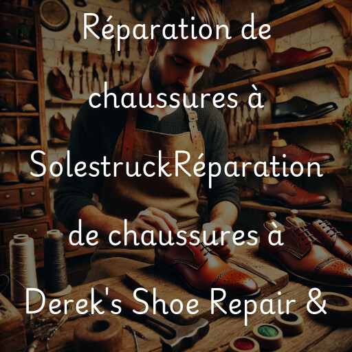 Réparation de chaussures à