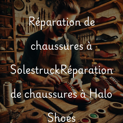 Réparation de chaussures à