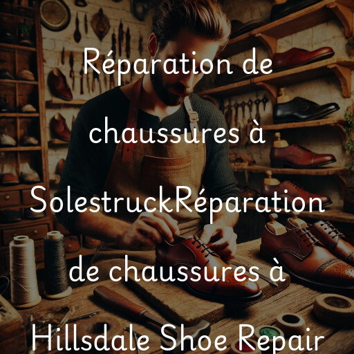 Réparation de chaussures à