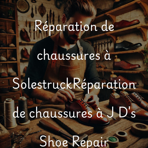 Réparation de chaussures à