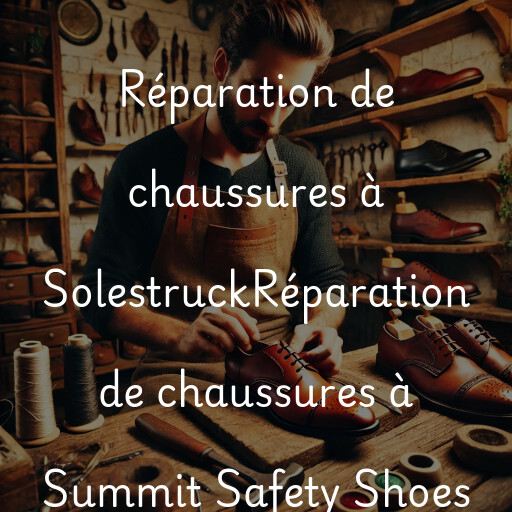 Réparation de chaussures à