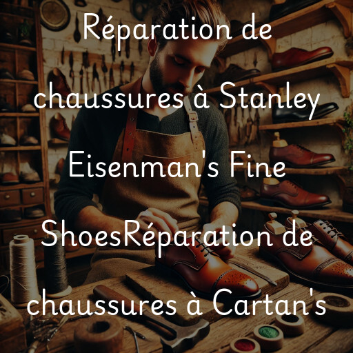 Réparation de chaussures à