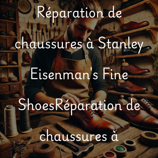 Réparation de chaussures à