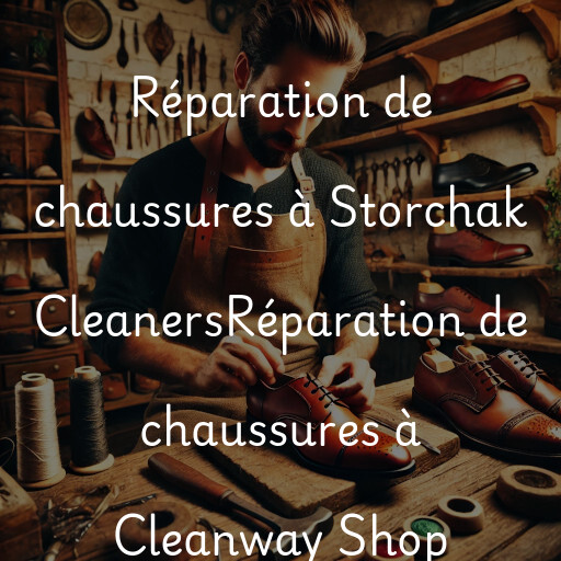 Réparation de chaussures à